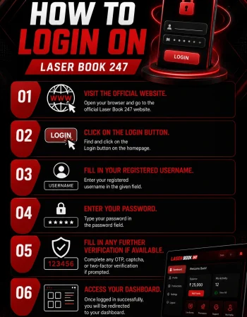 How to Login on Laser Book 247